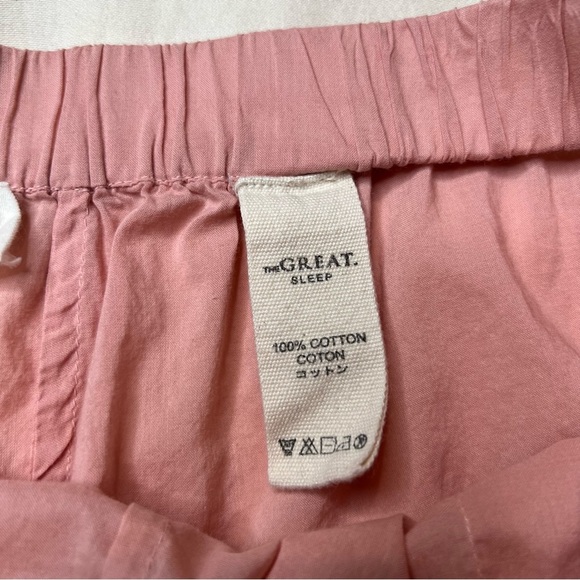 The‎ Great Sleep Rose Bloom Square Pajama Cotton Short Size 2 - Picture 9 of 14